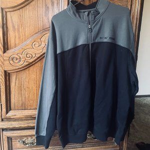 Harley-Davidson Black and Grey Warm-Up Jacket